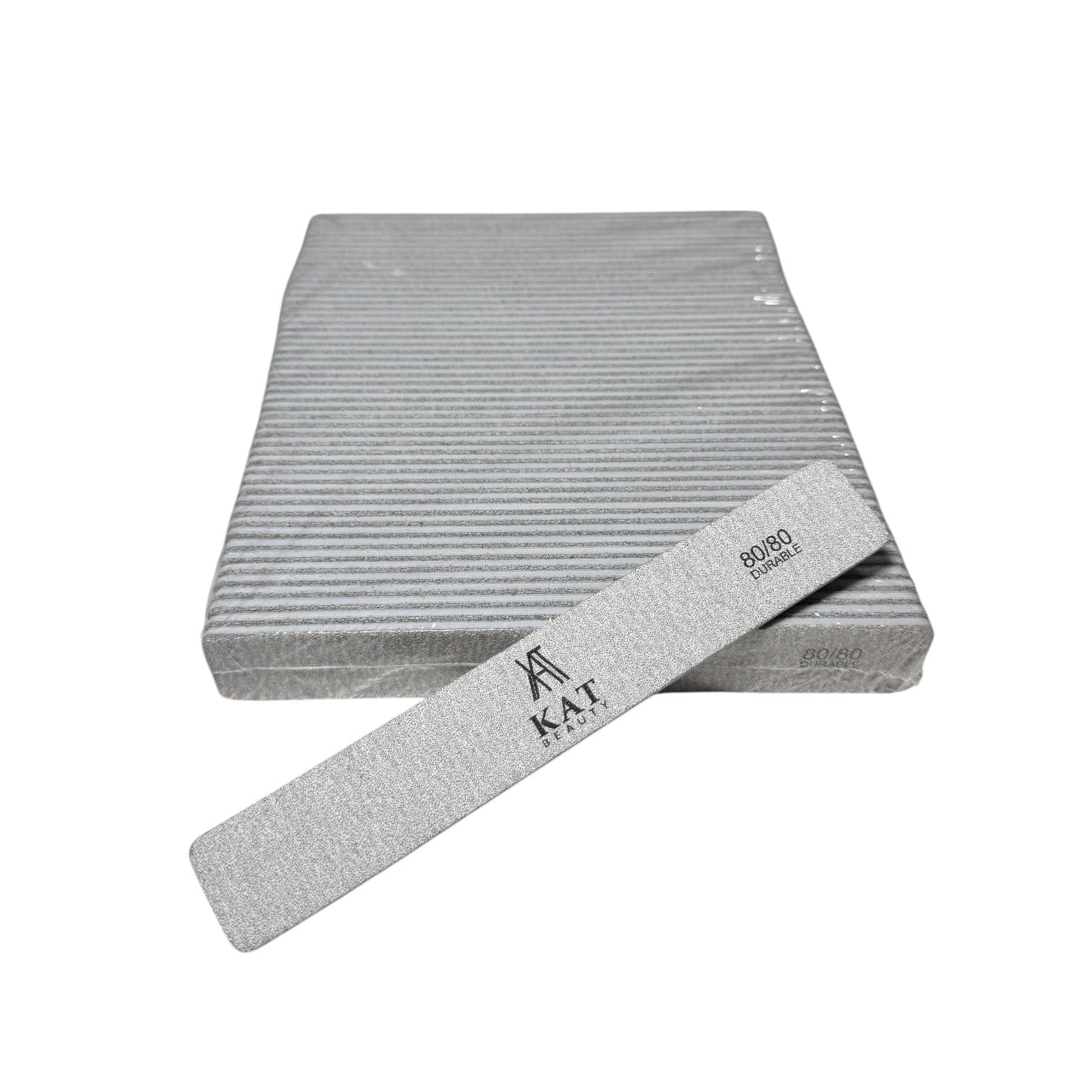 KAT Beauty Jumbo Nail File - 80/80 Grit Durable, Pack 50 PCS