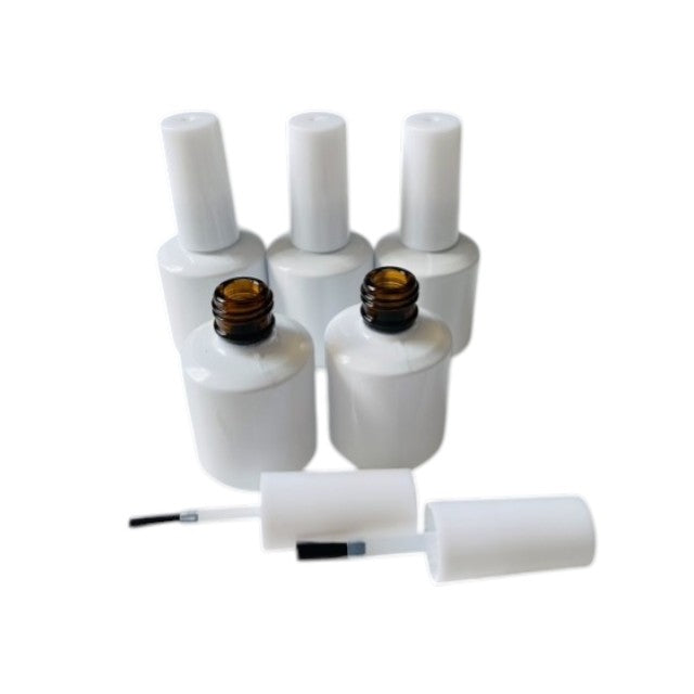 Empty Gel Bottle - White, 1 PC