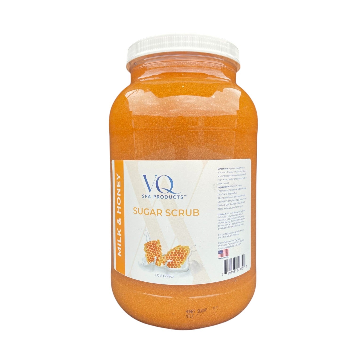 Sugar Scrub - Milk Honey, 1 Gallon