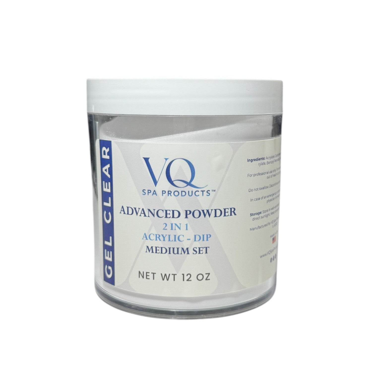 Advanced Powder, 2 in 1 - Gel Clear, 12 OZ